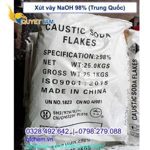 Xút vảy Trung Quốc NaOH 98% - Caustic Soda Flake